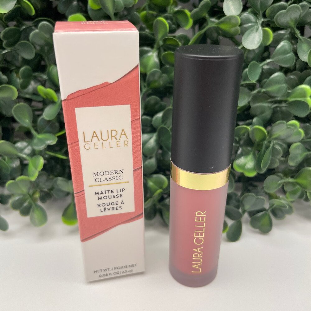 NEW IN BOX - LAURA GELLER Modern Classic Matte Lip Mousse Velvet BARE BEIGE